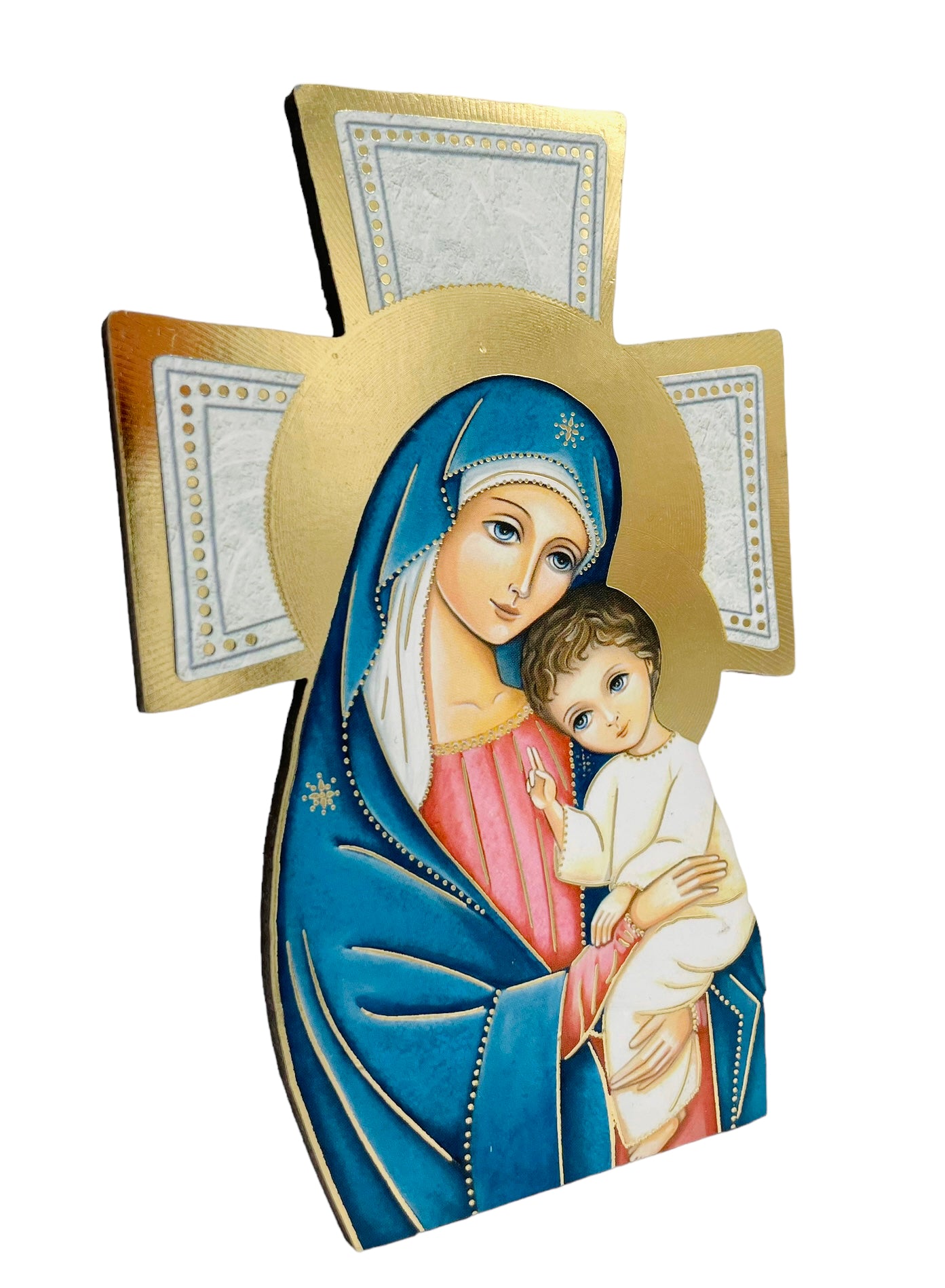 ICONO VIRGEN CON NIÑO PARA SUPERFICIE PLANA