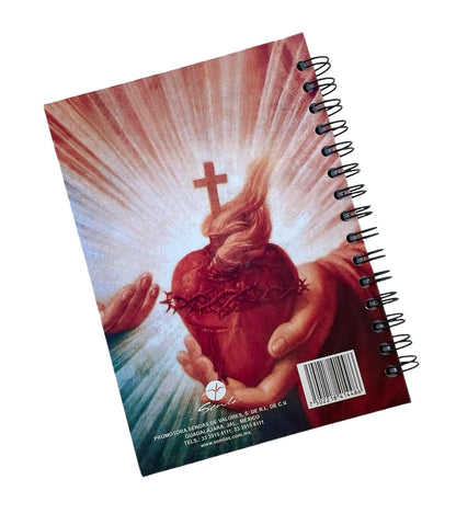 LIBRETA DE PASTA DURA SAGRADO CORAZÓN DE JESÚS