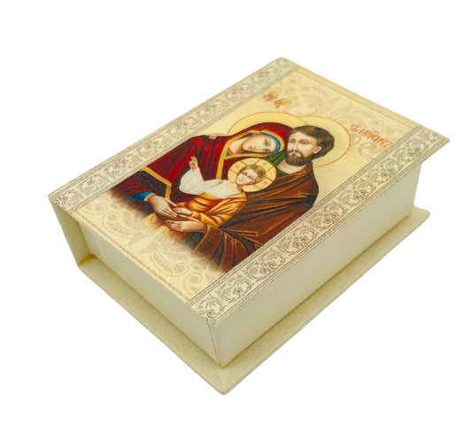 CAJA PARA ROSARIO SAGRADA FAMILIA