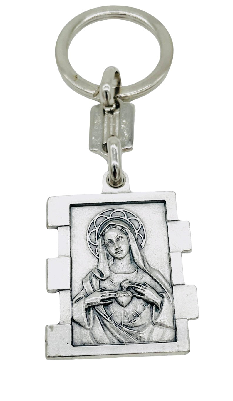 LLAVERO DE METAL  INMACULADO CORAZÓN DE MARÍA