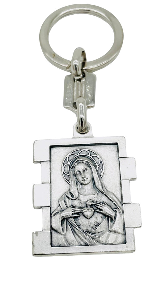 LLAVERO DE METAL  INMACULADO CORAZÓN DE MARÍA