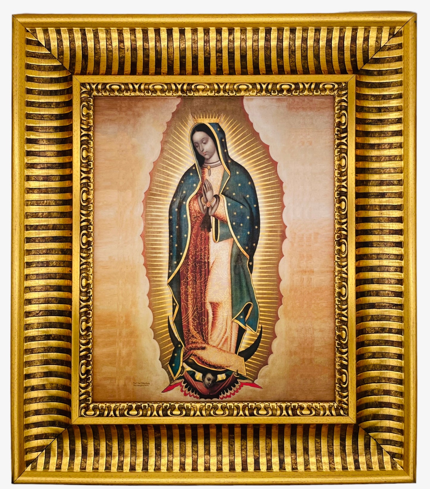 CUADRO DE LA VIRGEN DE GUADALUPE IMPRESA EN LIENZO/CANVAS