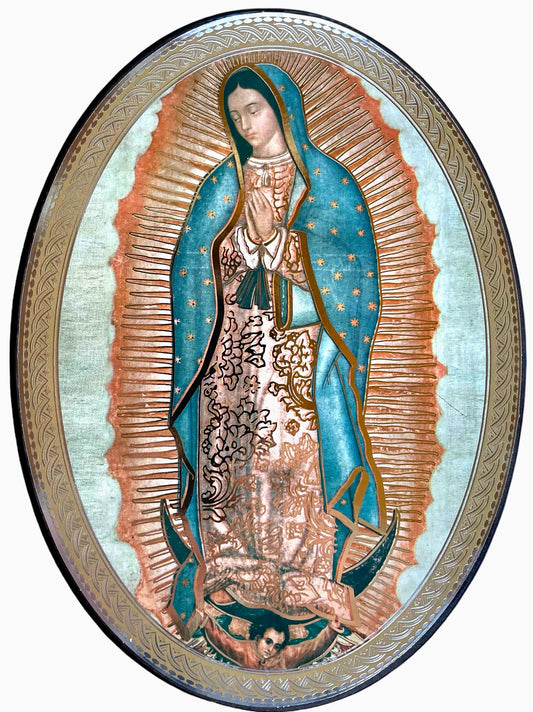 ÓVALO DE LA VIRGEN DE GUADALUPE IMPORTADO