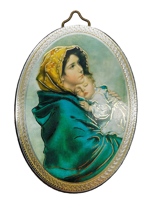 ÓVALO PEQUEÑO VIRGEN BUENA MADRE