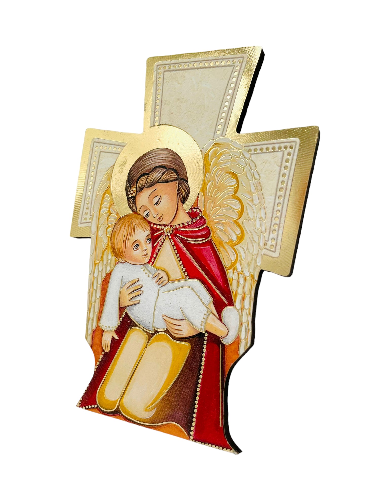 ÍCONO ANGEL DE LA GUARDA PARA SUPERFICIE PLANA