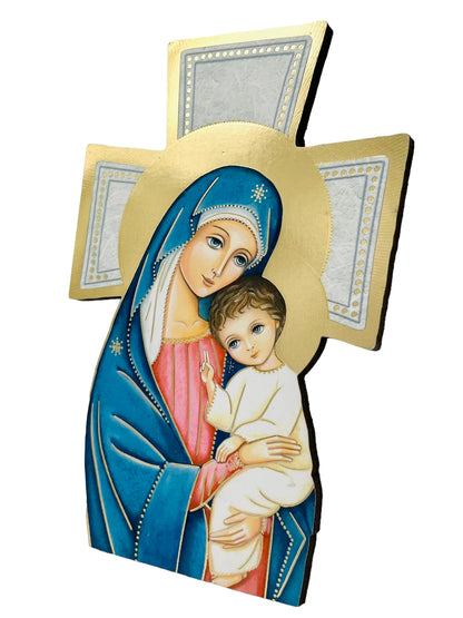 ICONO VIRGEN CON NIÑO PARA  SUPERFICIE PLANA