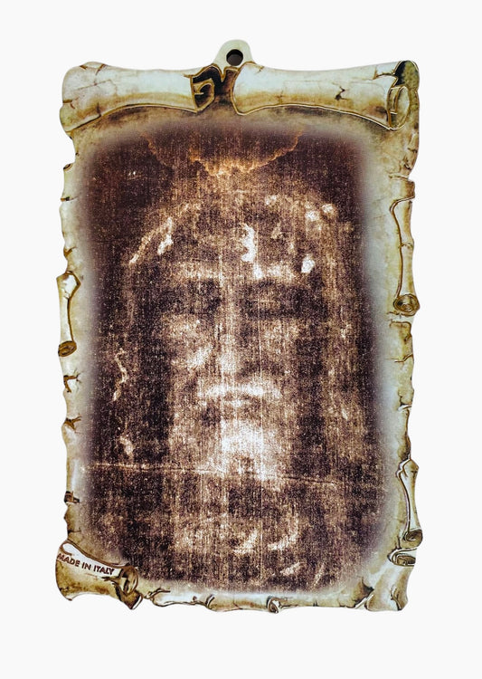 ÍCONO ESTILO PERGAMINO DEL DIVINO ROSTRO