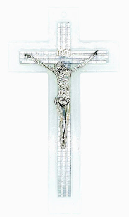CRUCIFIJO DE CRISTAL DE MURANO