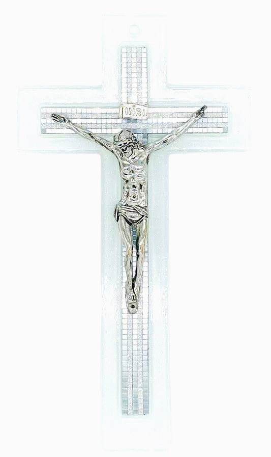 CRUCIFIJO DE CRISTAL DE MURANO
