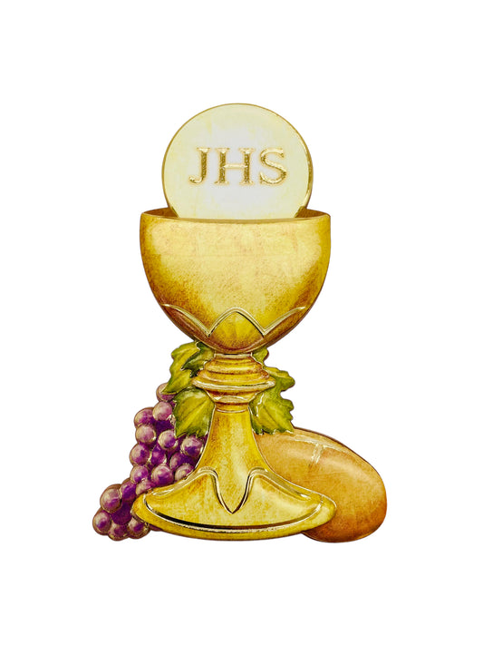 RECUERDO DE PRIMERA COMUNIÓN CALIZ Y HOSTIA