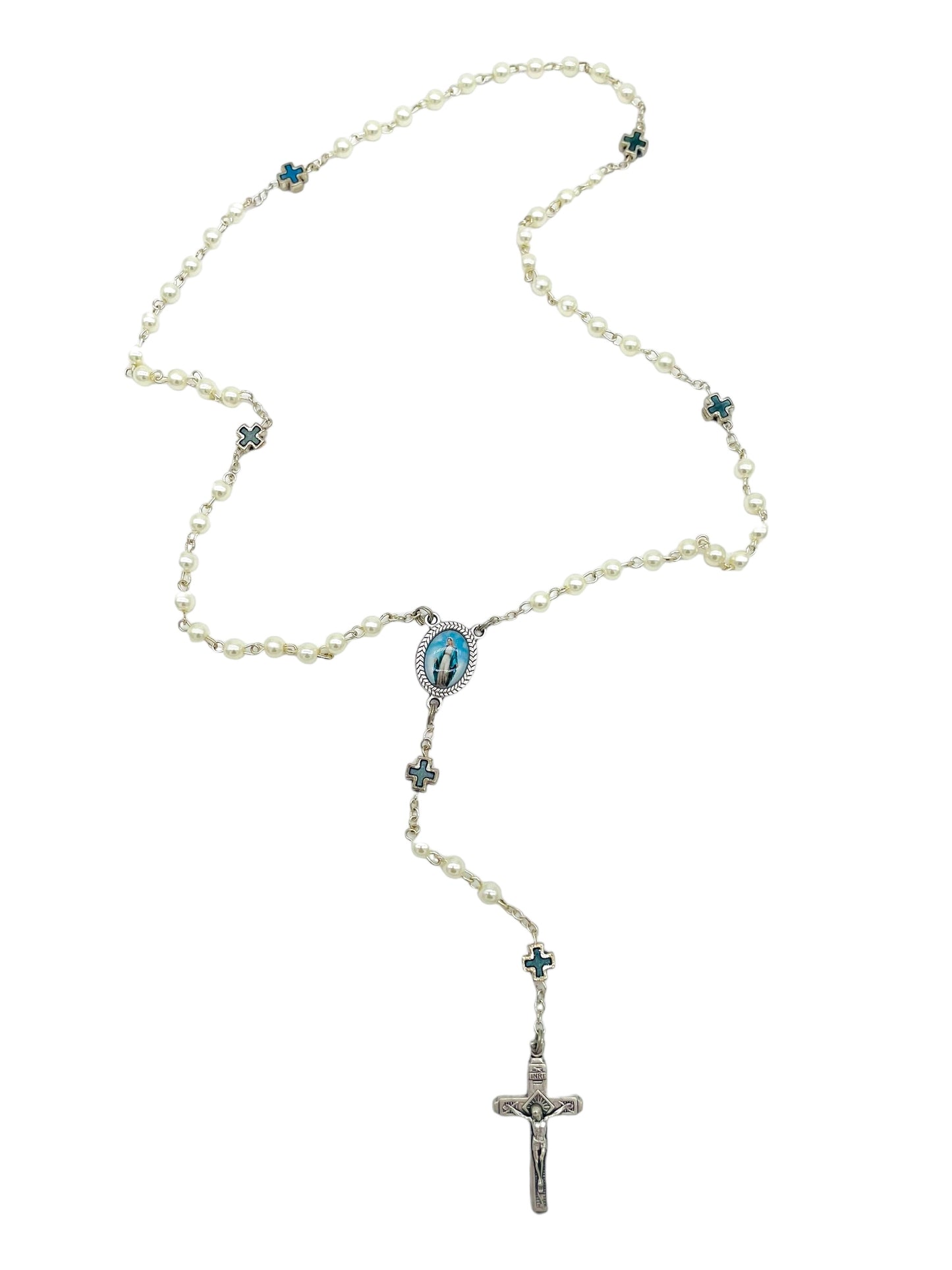 ROSARIO DE METAL PRIMERA COMUNIÓN