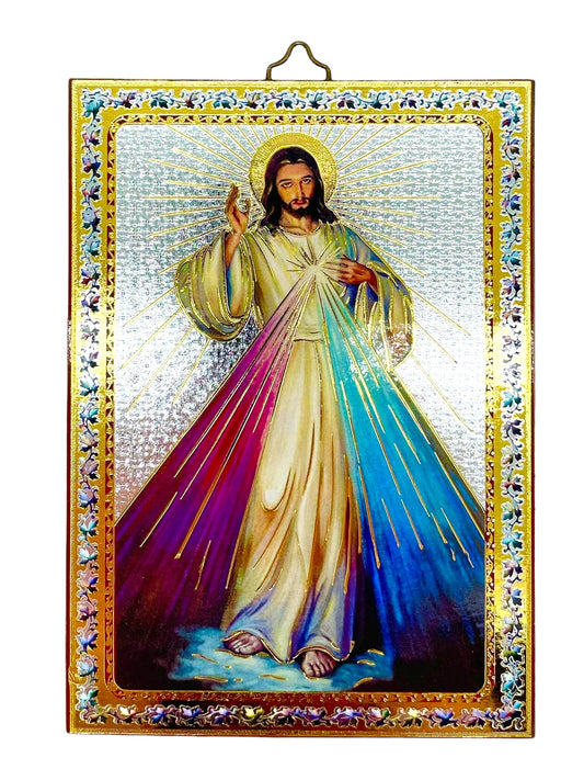 ICONO PLATEADO DEL SEÑOR DE LA MISERICORDIA